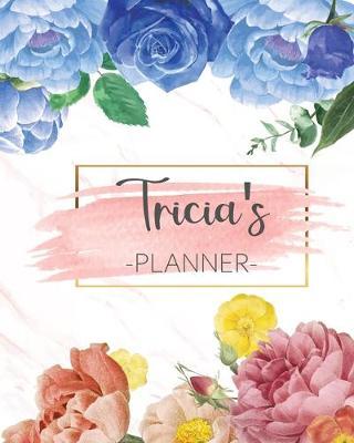 Tricia's Planner: Monthly Planner 3 Years January - December 2020-2022 - Monthly View - Calendar Views Floral Cover - Sunday start