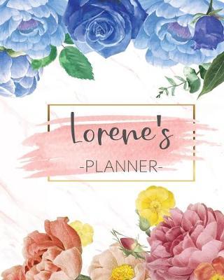 Lorene's Planner: Monthly Planner 3 Years January - December 2020-2022 - Monthly View - Calendar Views Floral Cover - Sunday start