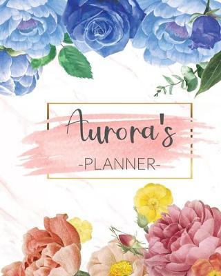Aurora's Planner: Monthly Planner 3 Years January - December 2020-2022 - Monthly View - Calendar Views Floral Cover - Sunday start