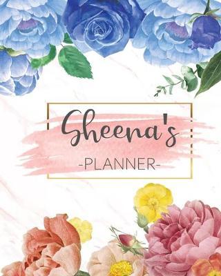 Sheena's Planner: Monthly Planner 3 Years January - December 2020-2022 - Monthly View - Calendar Views Floral Cover - Sunday start
