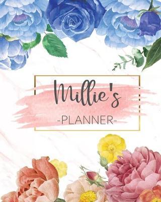 Millie's Planner: Monthly Planner 3 Years January - December 2020-2022 - Monthly View - Calendar Views Floral Cover - Sunday start