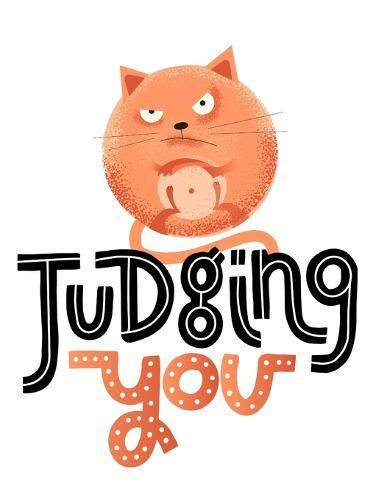 Judging You: Cornell Notes Notebook, Motivational Word Art Cover, Size 8.5  x 11 , 120 Pages, Soft Matte Cover
