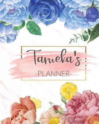 Tameka's Planner: Monthly Planner 3 Years January - December 2020-2022 - Monthly View - Calendar Views Floral Cover - Sunday start