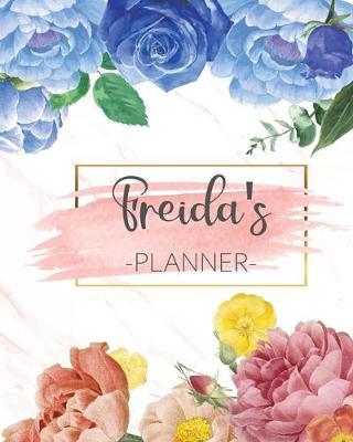 Freida's Planner: Monthly Planner 3 Years January - December 2020-2022 - Monthly View - Calendar Views Floral Cover - Sunday start