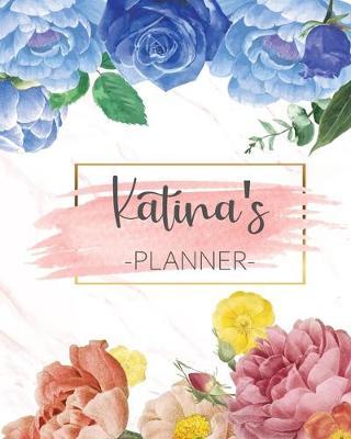 Katina's Planner: Monthly Planner 3 Years January - December 2020-2022 - Monthly View - Calendar Views Floral Cover - Sunday start