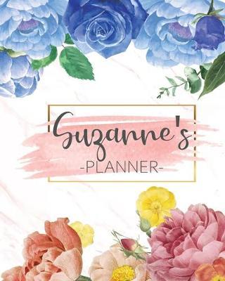 Suzanne's Planner: Monthly Planner 3 Years January - December 2020-2022 - Monthly View - Calendar Views Floral Cover - Sunday start