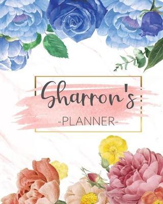 Sharron's Planner: Monthly Planner 3 Years January - December 2020-2022 - Monthly View - Calendar Views Floral Cover - Sunday start