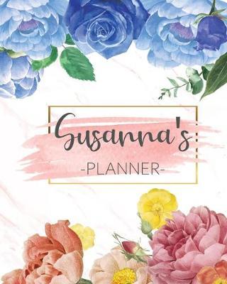 Susanna's Planner: Monthly Planner 3 Years January - December 2020-2022 - Monthly View - Calendar Views Floral Cover - Sunday start