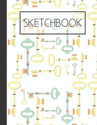 Sketchbook: Key pattern 200 Page Sketchbook: Artist Edition (8.5x11)