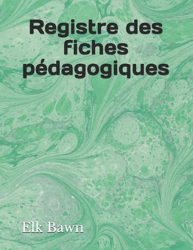 Registre des fiches pedagogiques