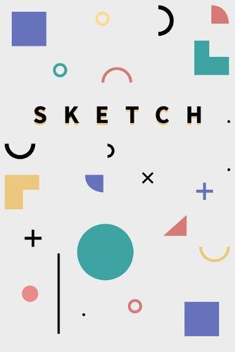 Sketch: Shapes Sketching Soft Cover Empty 120 Pages Drawing Notebook