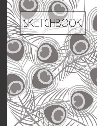 Sketchbook: Peacock Feather 200 Page Sketchbook: Artist Edition (8.5x11)