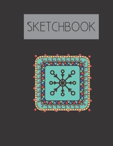 Sketchbook: Turquoise Mandala 200 Page Sketchbook: Artist Edition (8.5x11)