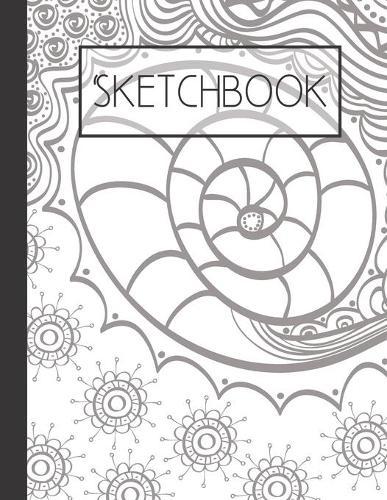 Sketchbook: Zentangle Shell 200 Page Sketchbook: Artist Edition (8.5x11)