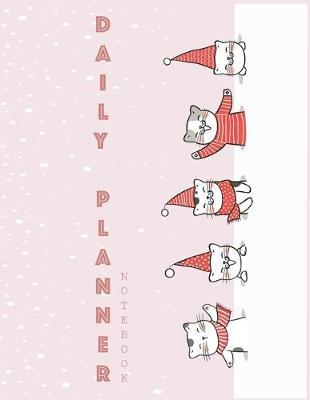 Notebook: Daily planner notebook with cute cover and daily planner pages, Extra large (8.5 x 11) inches, 110 pages, planner notebooks