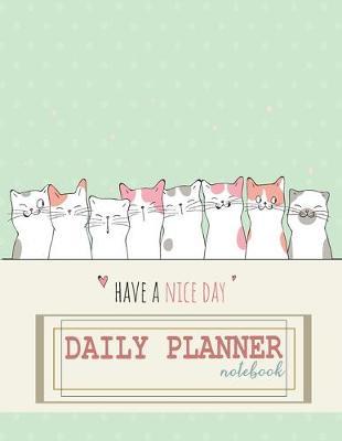 Notebook: Daily planner notebook with cute cover and daily planner pages, Extra large (8.5 x 11) inches, 110 pages, planner notebooks