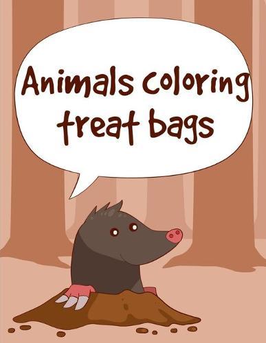 Animals Coloring Treat Bags: Coloring Pages for Children ages 2-5 from funny and variety amazing image.
