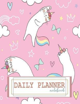 Notebook: Daily planner notebook with cute cover and daily planner pages, Extra large (8.5 x 11) inches, 110 pages, planner notebooks