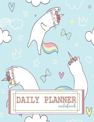 Notebook: Daily planner notebook with cute cover and daily planner pages, Extra large (8.5 x 11) inches, 110 pages, planner notebooks