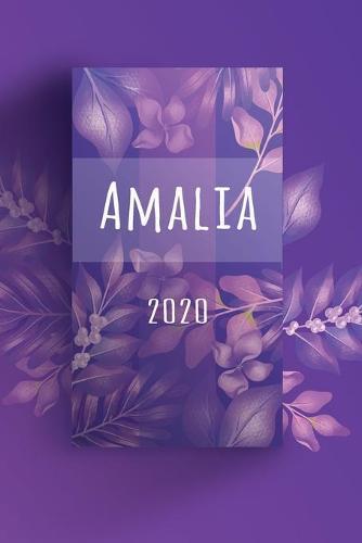 Terminkalender 2020: Fur Amalia personalisierter Taschenkalender und Tagesplaner ca DIN A5 - 376 Seiten - 1 Seite pro Tag - Tagebuch - Wochenplaner