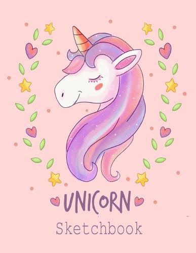 Unicorn Sketchbook: Notebook for Drawing, Writing, Painting, Sketching or Doodling, 120 Pages, 8.5  x 11 . Sketchbook for Girls, Sketch Book For Kids (Volume 3)