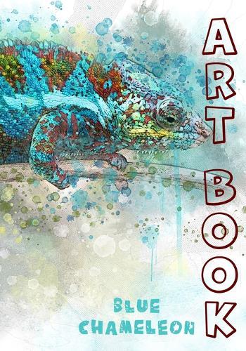 Blue Chameleon Art Book