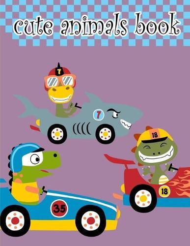 Cute Animals Book: An Adorable Coloring Book with Cute Animals, Playful Kids, Best Magic for Children