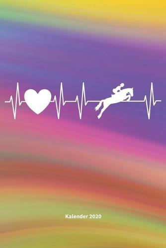 Springreiten: Jahresplaner / Terminplaner / Kalender 2020 Herzschlag Reitsport Springen - DIN A5 - Geschenk Pferd Reiterin