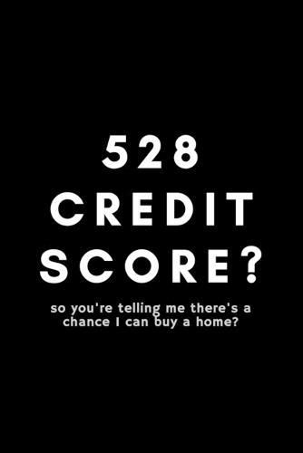 528 Credit Score? So You're Telling Me There's A Chance I Can Buy A Home?: Funny Mortgage Broker Notebook Gift Idea For Loan Officer, Realtor, Real Estate Agent - 120 Pages (6  x 9 ) Hilarious Gag Present
