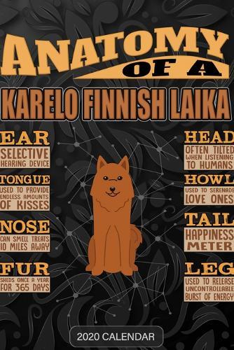 Anatomy Of A Karelo Finnish Laika: Karelo Finnish Laika 2020 Calendar - Customized Gift For Karelo Finnish Laika Dog Owner