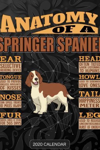 Anatomy Of A Springer Spaniel: Springer Spaniel 2020 Calendar - Customized Gift For Springer Spaniel Dog Owner
