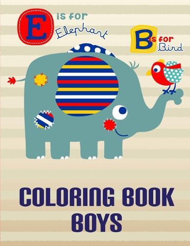 Coloring Book Boys: Christmas gifts with pictures of cute animals