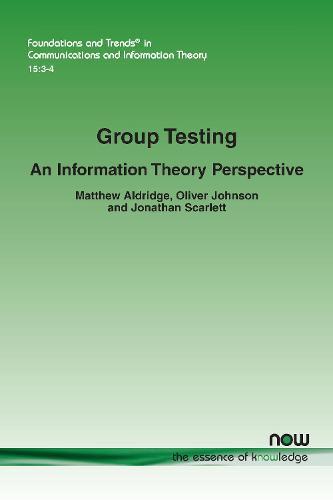 Group Testing: An Information Theory Perspective