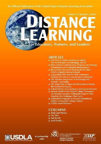 Distance Learning Vol 13 Issue 2
