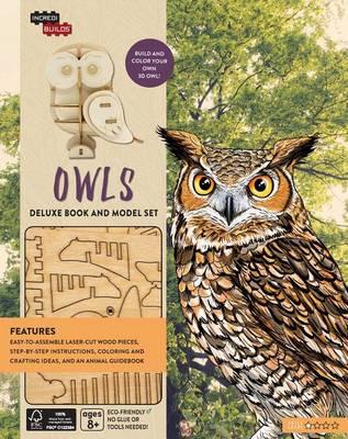 Incredibuilds: Owls Deluxe Book and Model Set