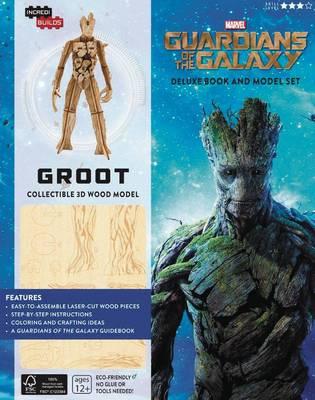 Incredibuilds: Marvel: Groot: Guardians of the Galaxy Deluxe Book and Model Set: A Guide to the Cosmic Adventurers