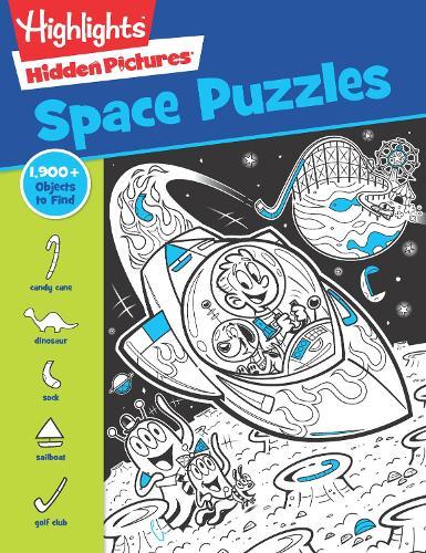 Space Puzzles: Solar System Puzzle Book for Kids 6-12, Fun Space Gift with Activities and Games, Over 100 Puzzles and More Than 1,800 Hidden Objects to Find
