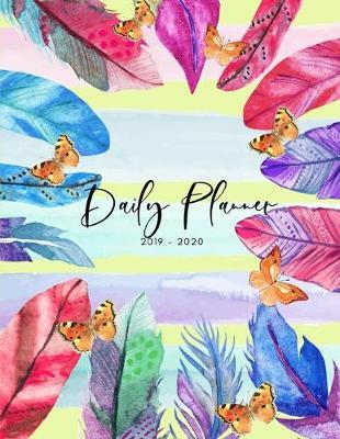Planner July 2019- June 2020 Leaves Feathers Monthly Weekly Daily Calendar: Academic Hourly Organizer In 15 Minute Interval; Appointment Calendar With Address Book, Password Log & Notes; Monthly & Weekly Goals Journal Diary With Quotes & Julian Dates