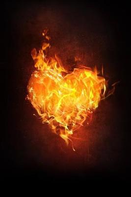 Fiery Heart Journal: 150 Page Lined Notebook/Diary