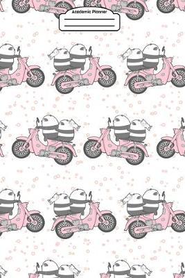 Academic Planner 2019-2020 - Cute Kawaii Pandas on Motorcycles: Plan your daily/monthly/weekly schedule (August 2019-August 2020)