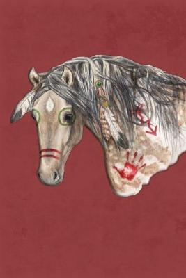 War Pony: Native American Horse with War Paint College Lined Journal