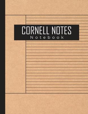Cornell Notes Notebook: Cornell Note-Taking System with College Ruled for College/University Students