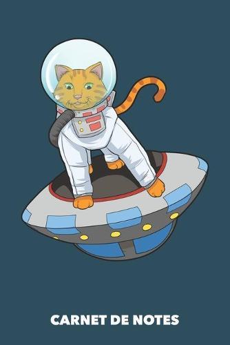 Carnet de Notes: Astrochat A5 blanc - 120 pages pour proprietaires de chats