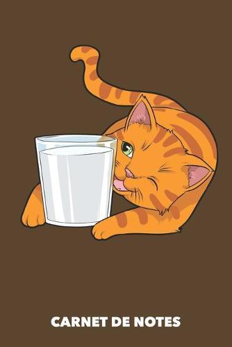Carnet de Notes: J'adore le lait A5 ligne - 120 pages pour proprietaires de chats