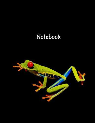 Notebook: Large Notebook With Red Eyed Tree Frog Cover. College Ruled With 120 Pages