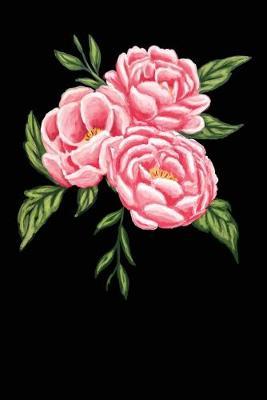 Watercolor Peonies Floral Journal: Notebook, Lined, 120 Pages, 6 x 9 Inches