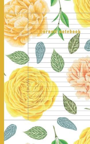 Cornell Notebook: Notes Taking System for High School Adult Student with College Ruled Lines Composition Yellow Flower Theme