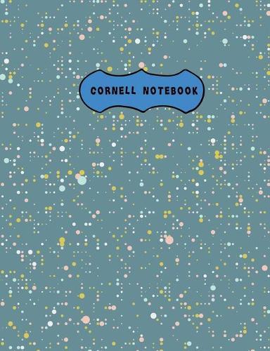 Cornell Notebook: Notes Taking System for High School Adult Student with College Ruled Lines Composition with Halftone dots Cover