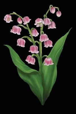 Watercolor Pink Lily of the Valley Journal: Floral Notebook, Lined, 120 Pages, 6x9 Inches