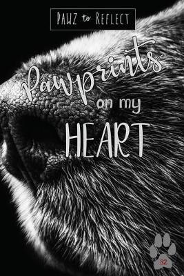 Pawprints On My Heart 32: Glossy Photo Cover Detail of Black with Grey Fur, 6 x9  journal with 160 lined pages for Animal Lovers